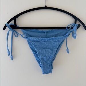 NWT $68 ISABELLA ROSE BLUE SWIM BOTTOMS SZ L
